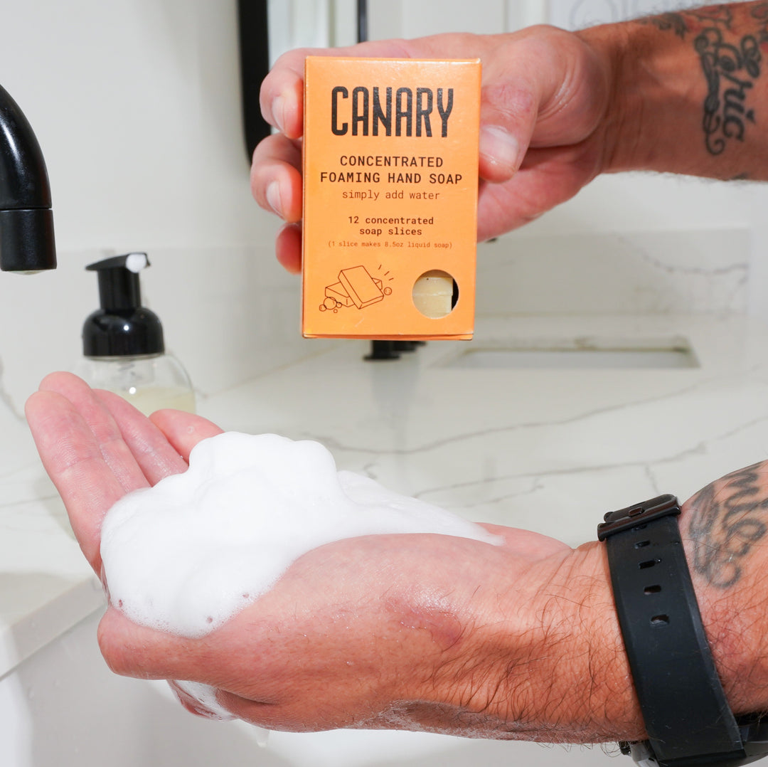 Compostable Cedar Mint Concentrated Hand Soap Bar
