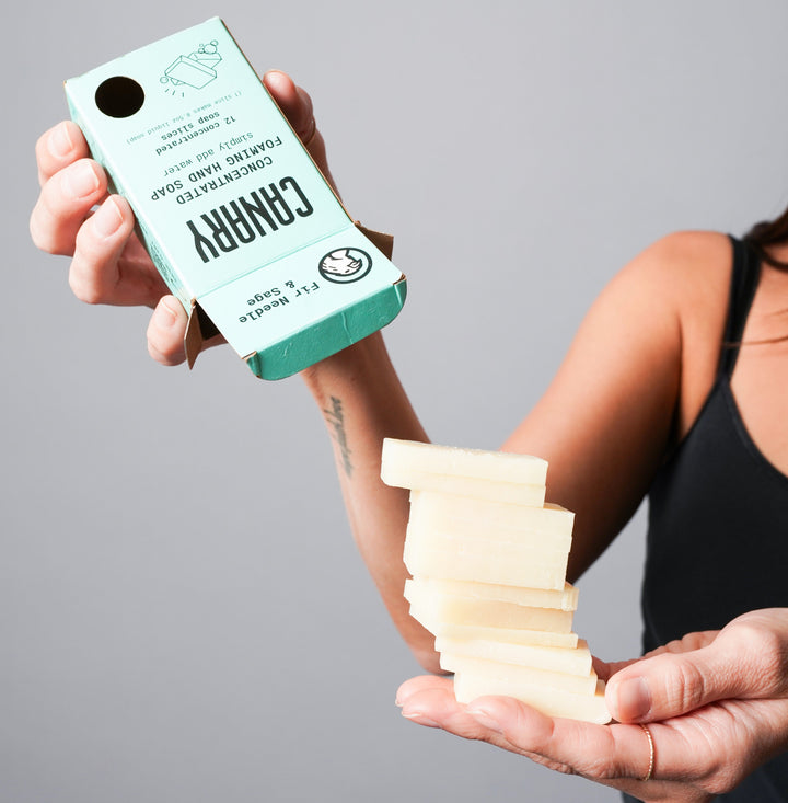 Compostable Fir &amp; Sage Concentrated Bar Soap