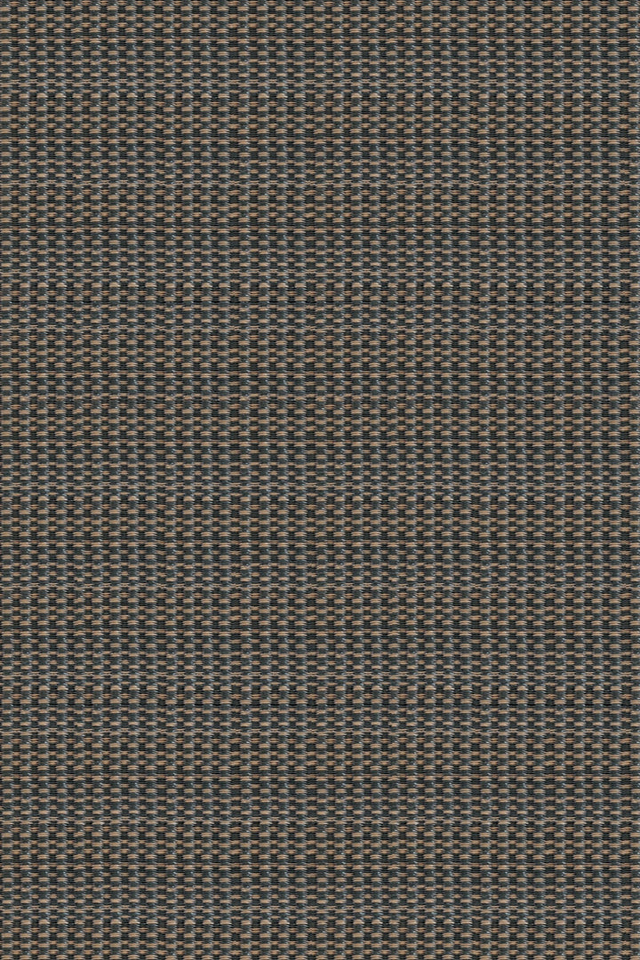 Recycled Plastic Hand-Woven Area Rug, Brown &amp; Black