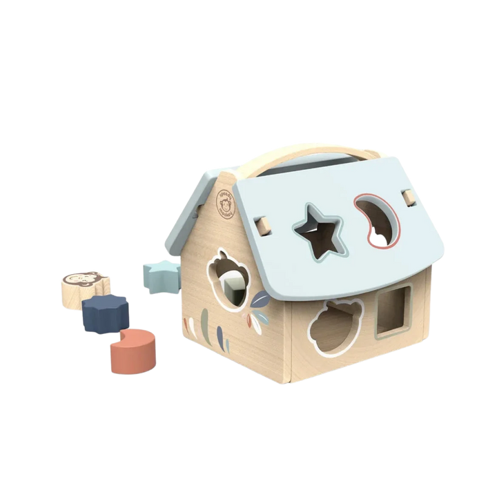 FSC-Certified Wood House Shape Sorter Toy