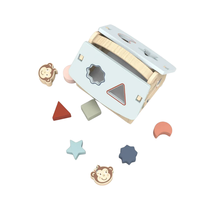 FSC-Certified Wood House Shape Sorter Toy