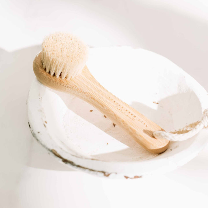 Biodegradable Sisal Soft Bristle Dry Face Brush