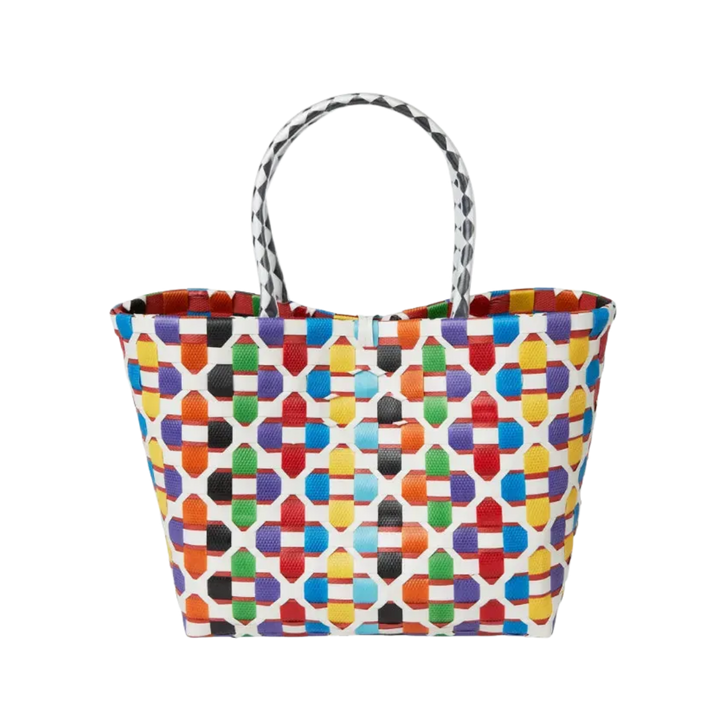 Floral Handwoven Mini Tote