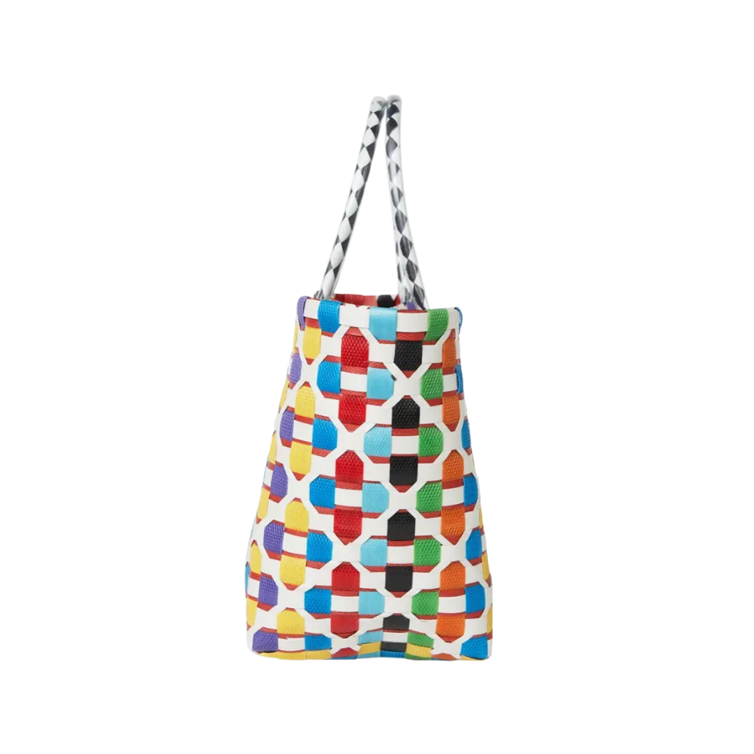 Floral Handwoven Mini Tote