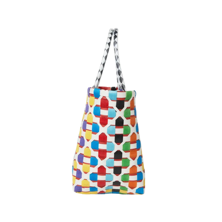 Floral Handwoven Mini Tote