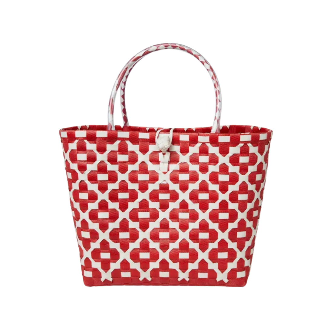 Floral Handwoven Mini Tote