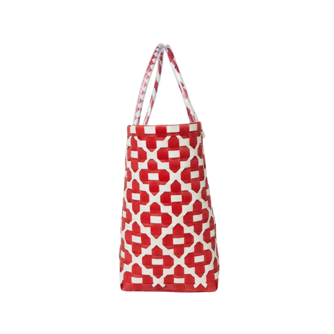 Floral Handwoven Mini Tote