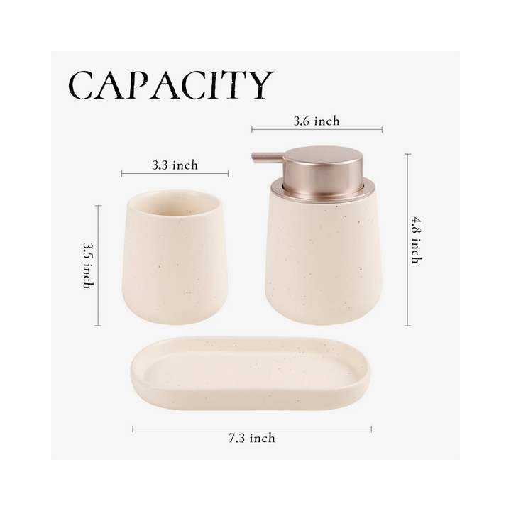 Foaming Bathroom Set Eco-Clay