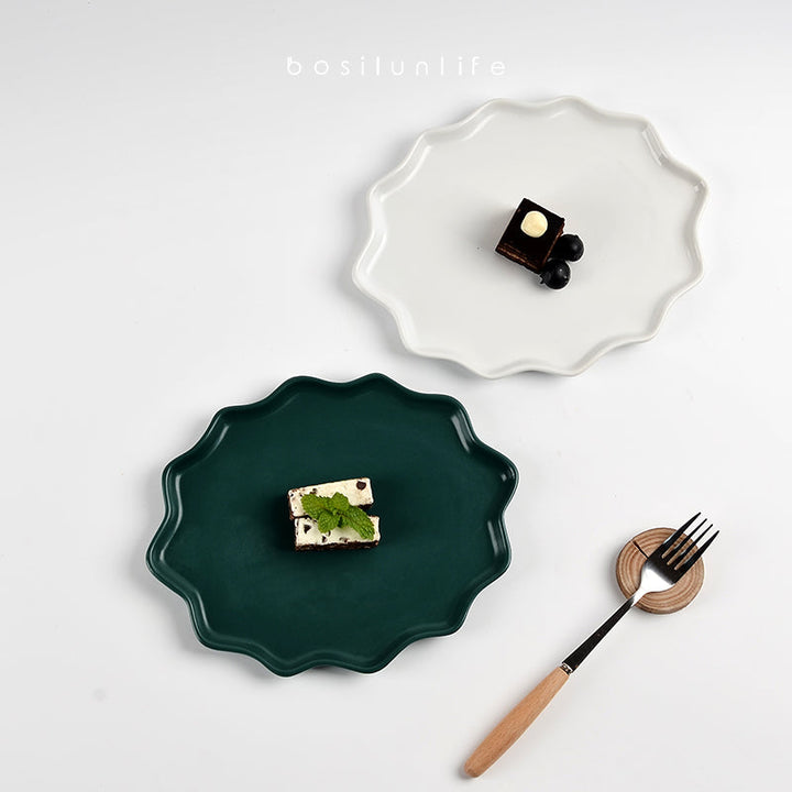 Recycled Eco-Clay Ceramic Dinner Plate Set, 4 Ct.