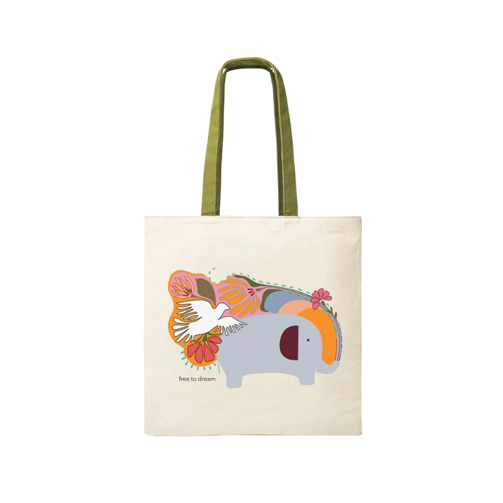 Free to Dream Cotton Tote Bag