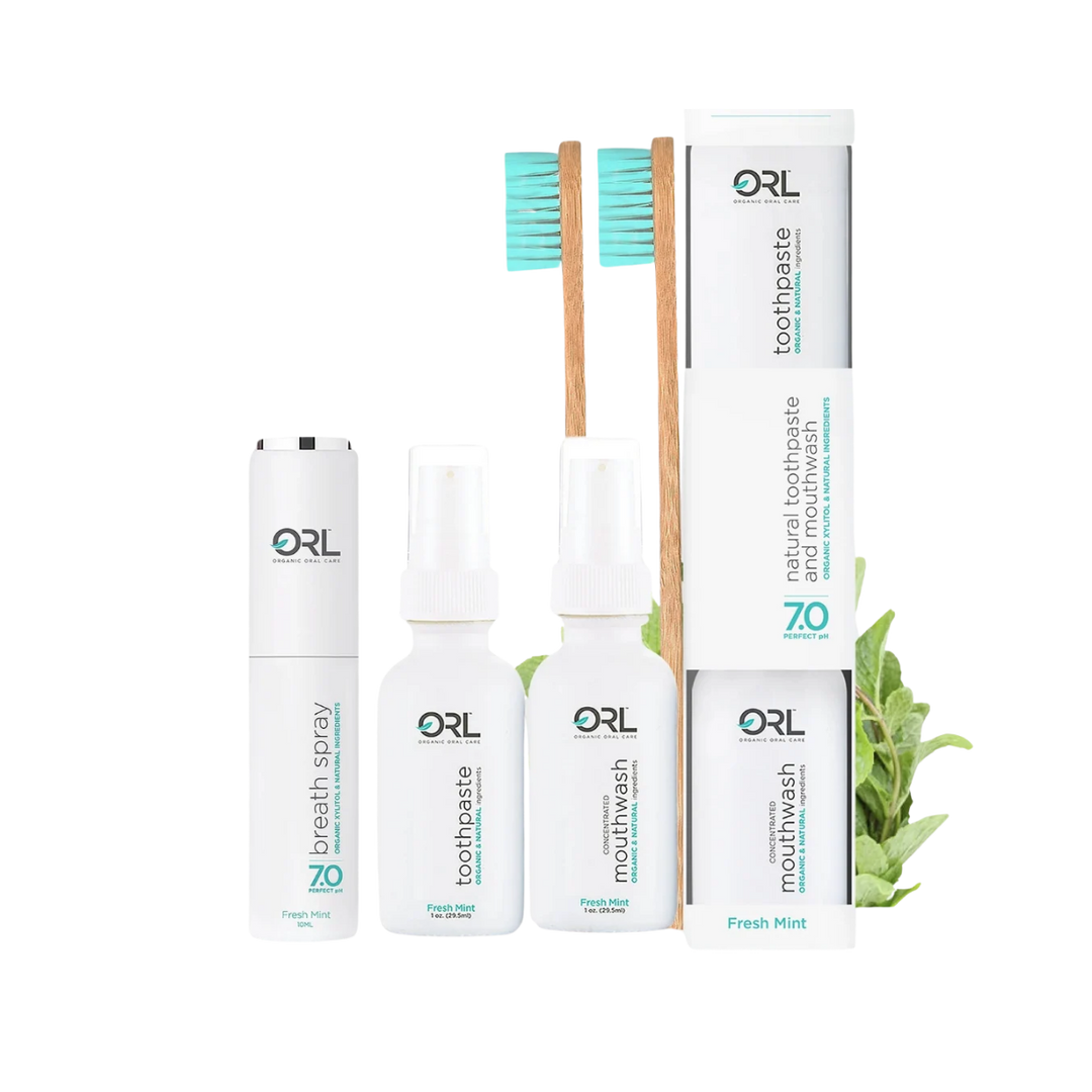 Fresh Mint Oral Care Travel Set