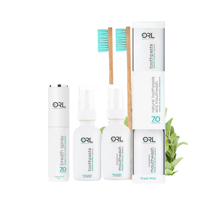 Fresh Mint Oral Care Travel Set