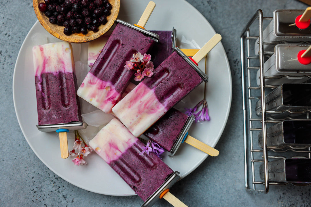 Plastic-Free Stainless Steel Popsicle Molds, 10 Ct.