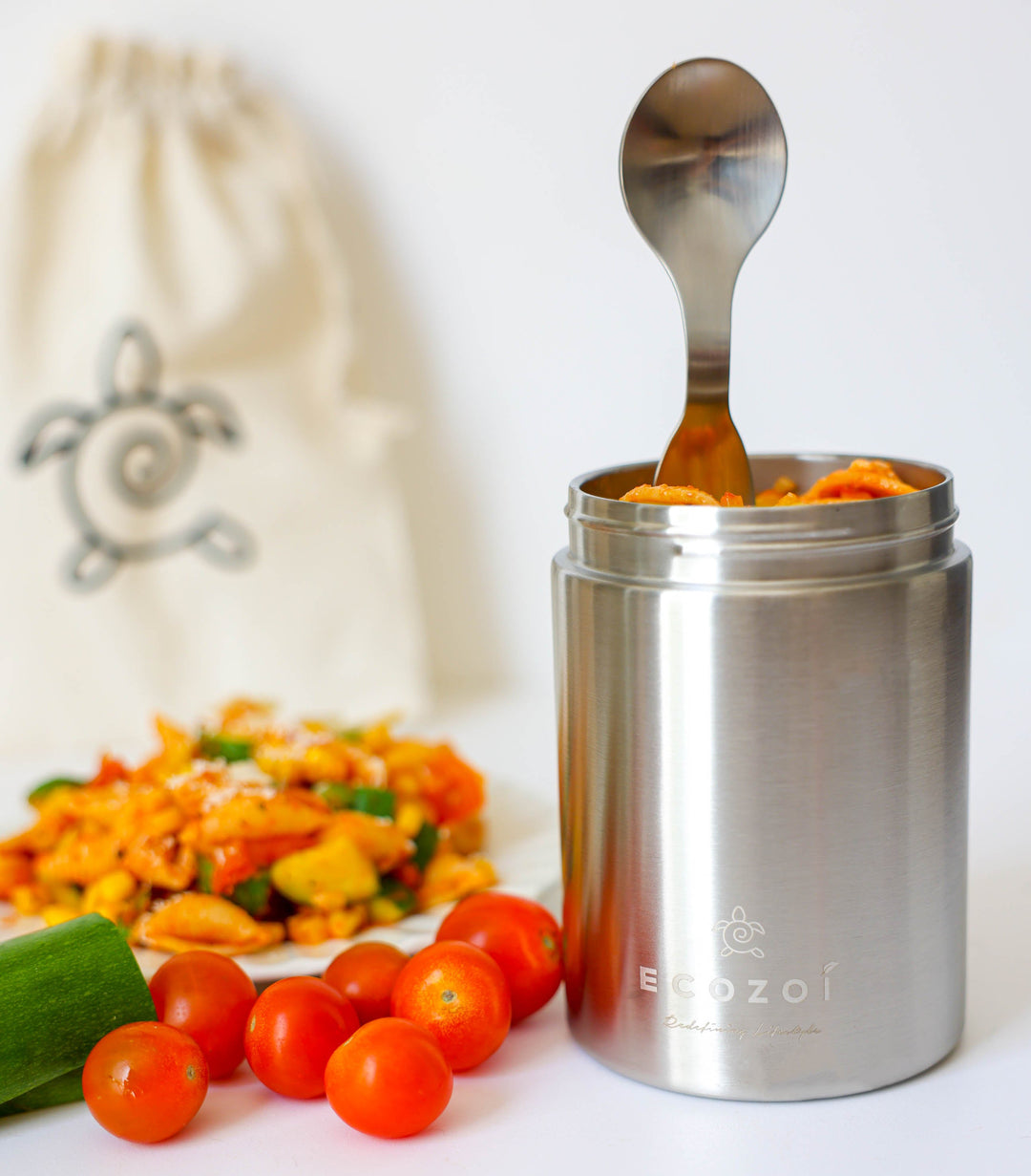 Vacuum-Insulated Stainless Steel Food Jar Set, 17 oz.