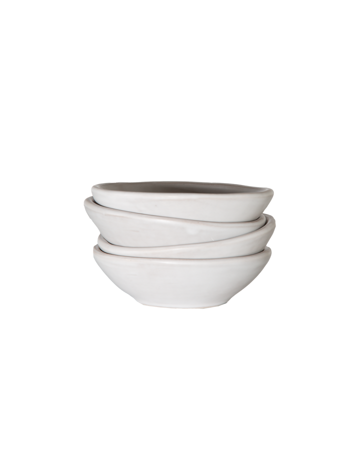 Handcrafted Ceramic Cloud Oval Dinnerware Bowl, 4 Ct.