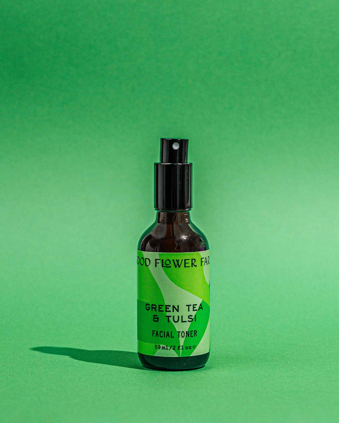 Organic Green Tea &amp; Tulsi Facial Toner, 2 oz.