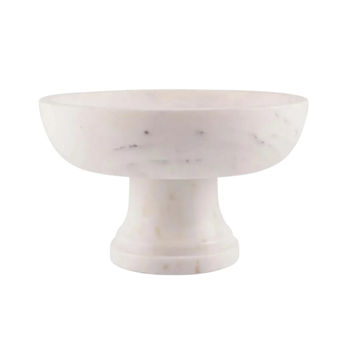 Gala Natural Marble Pedestal Bowl
