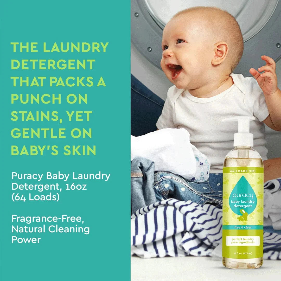 Plant-Based Enzyme Baby Laundry Detergent, 16 oz.