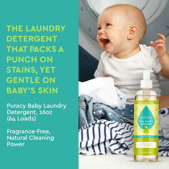Plant-Based Enzyme Baby Laundry Detergent, 16 oz.