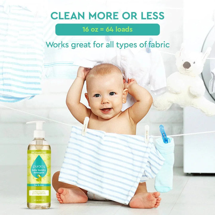 Plant-Based Enzyme Baby Laundry Detergent, 16 oz.