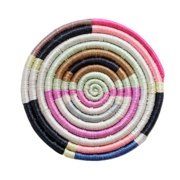 Geo Woven Sisal Coaster Set