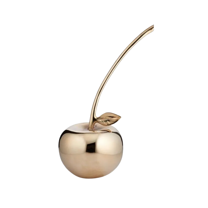 Gold Apple Home Sculpture