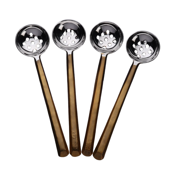 Gold Olive Spoon Set of Four