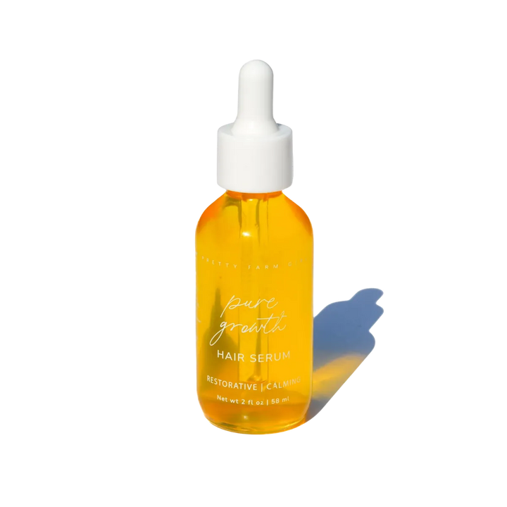 Golden Hair Serum Glass Dropper