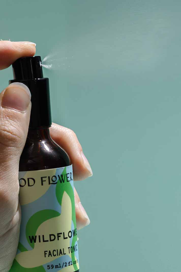 Organic Wildflower Facial Tonic Mist, 2 oz.