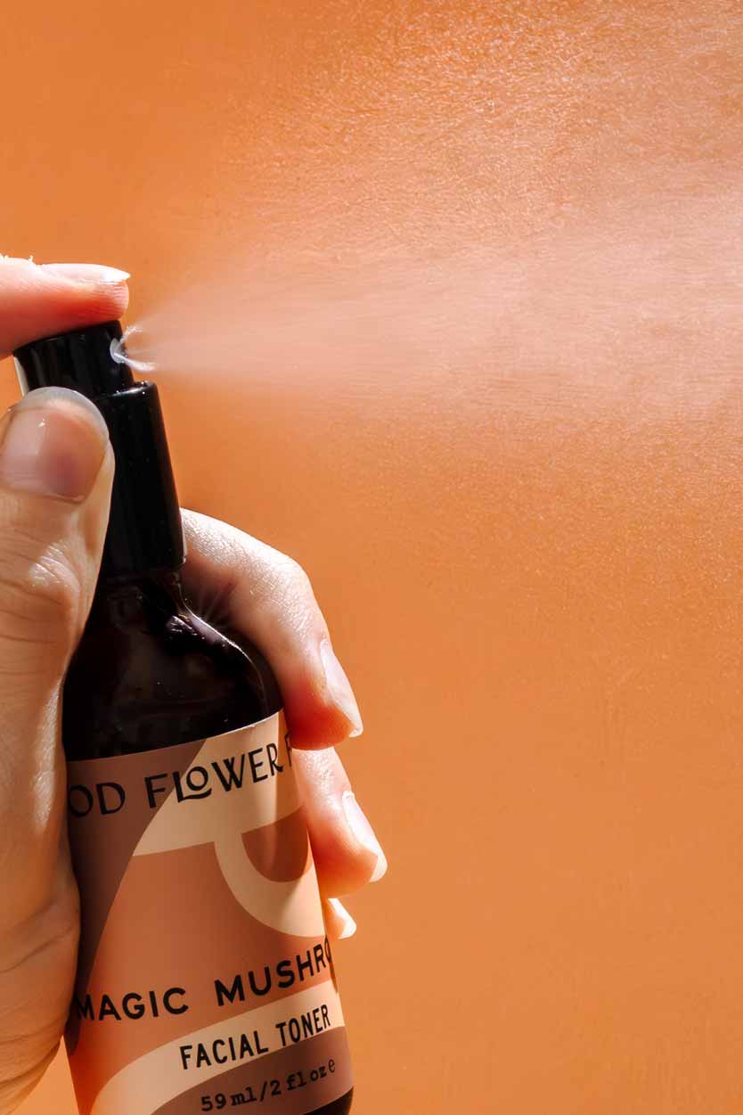 Organic Reishi &amp; Chaga Facial Toner Mist, 2 oz.