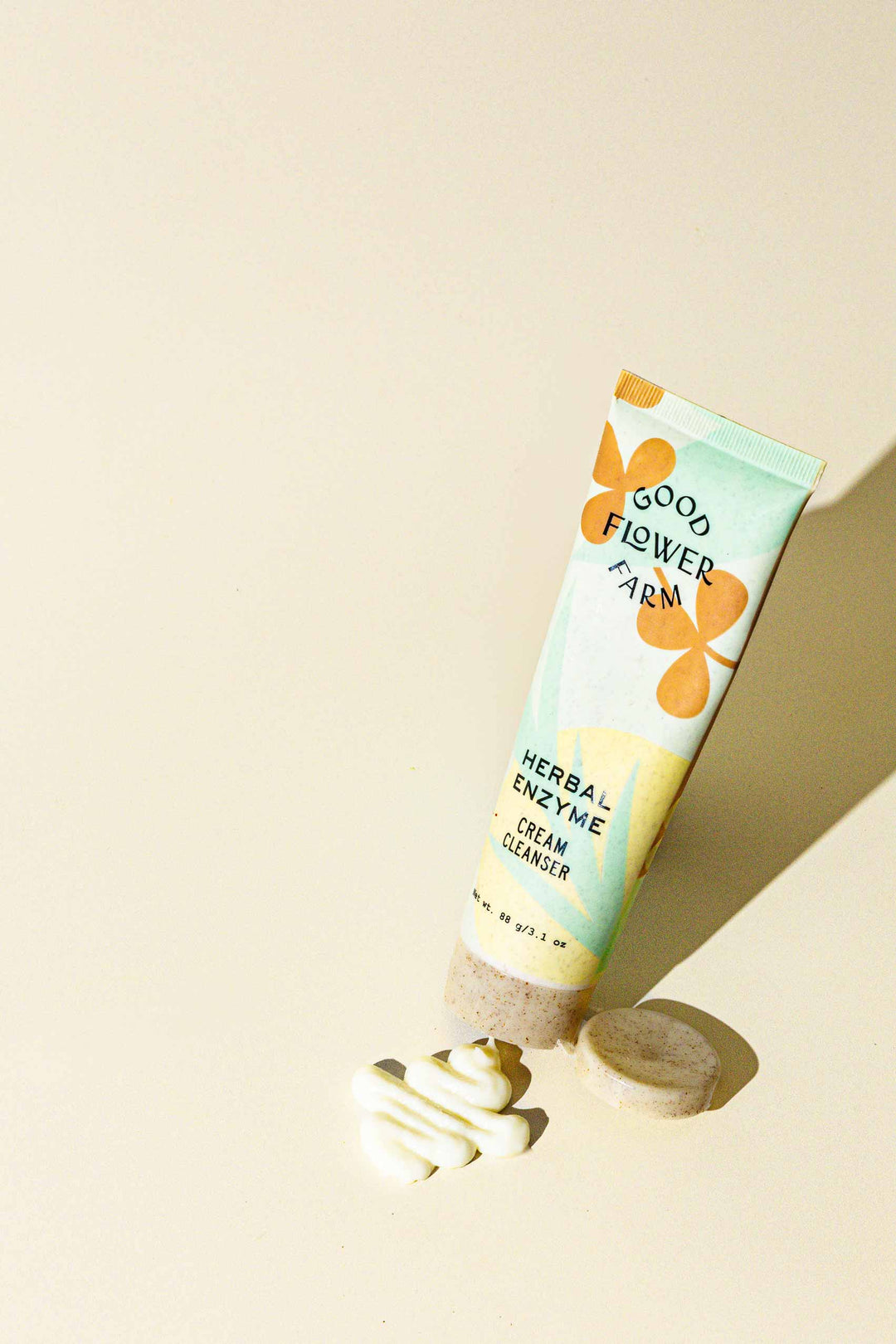 Biodegradable Plant Enzyme Cream Cleanser, 3 oz.