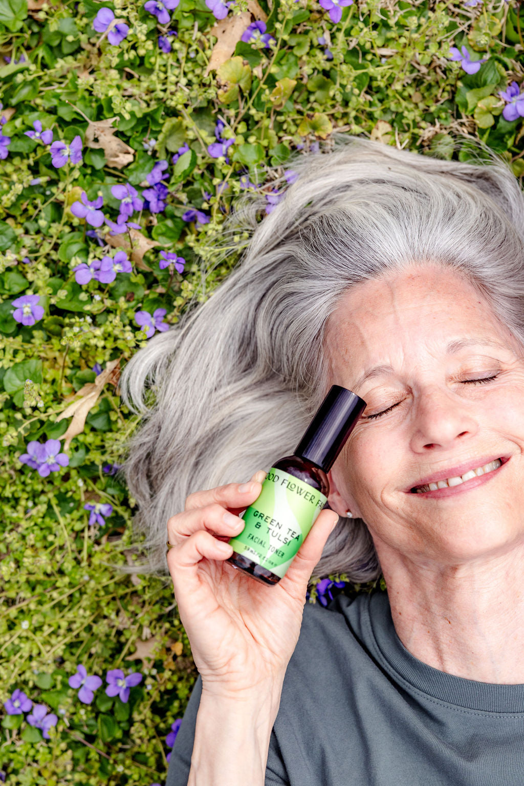 Organic Green Tea &amp; Tulsi Facial Toner, 2 oz.