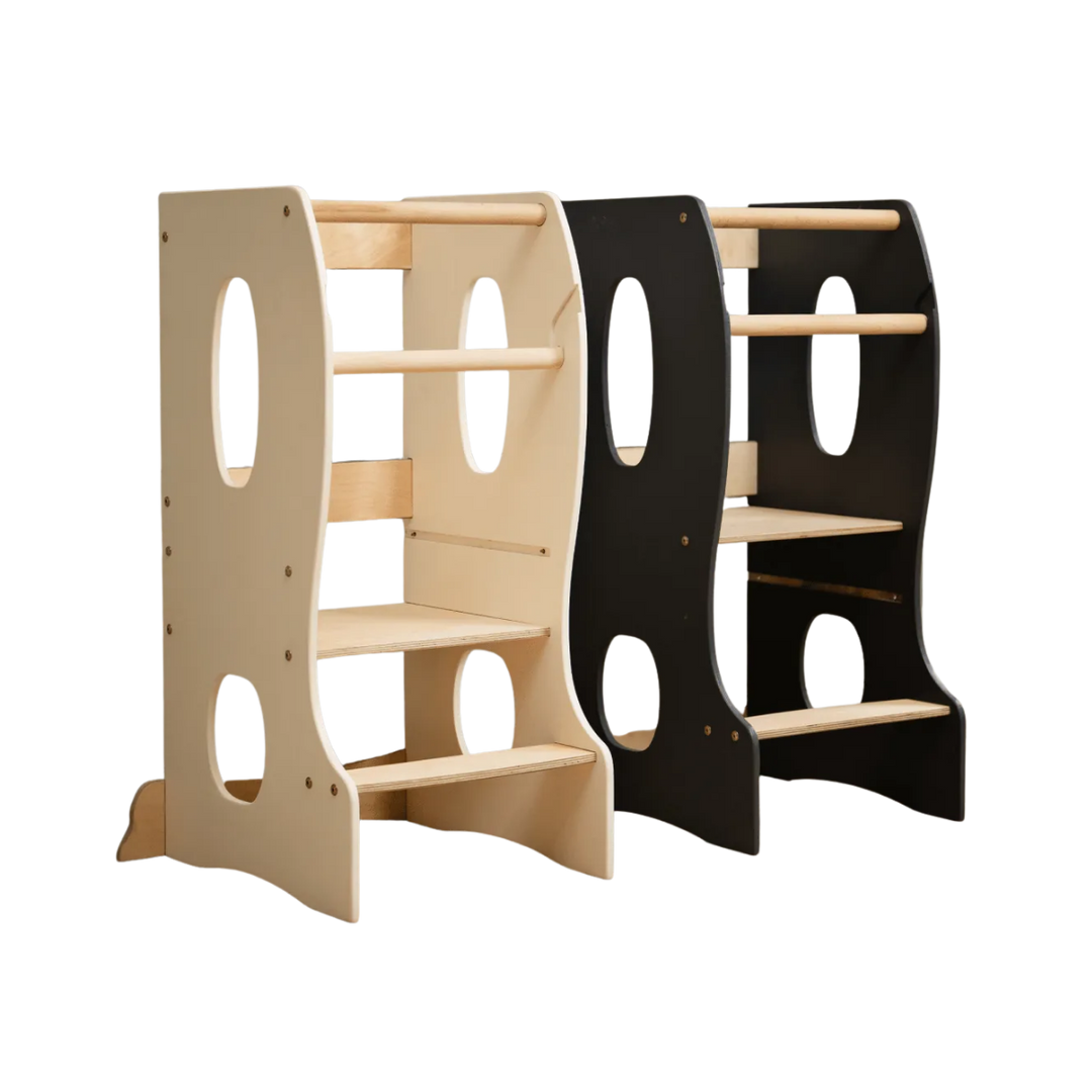 Grey Montessori Toddler Tower