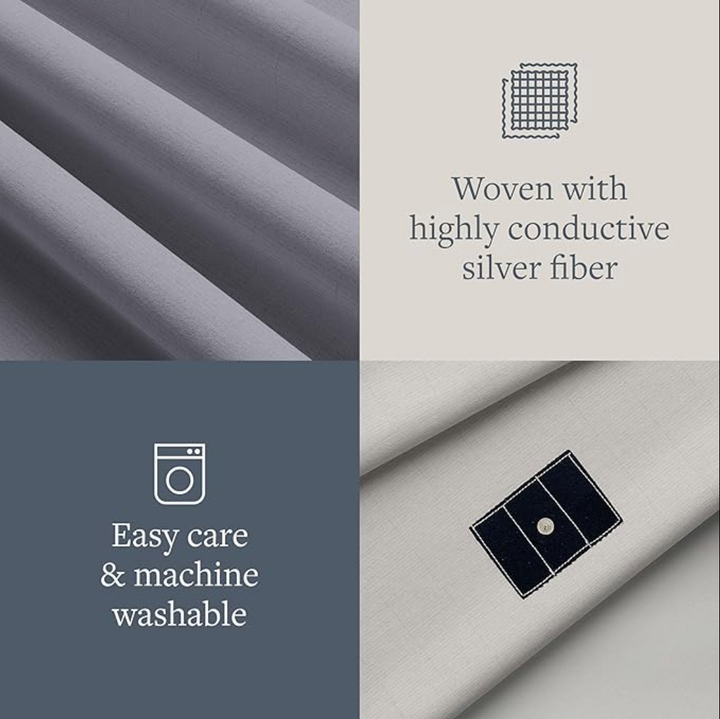 Organic 400TC Silver Fiber Fitted Grounding Sheet