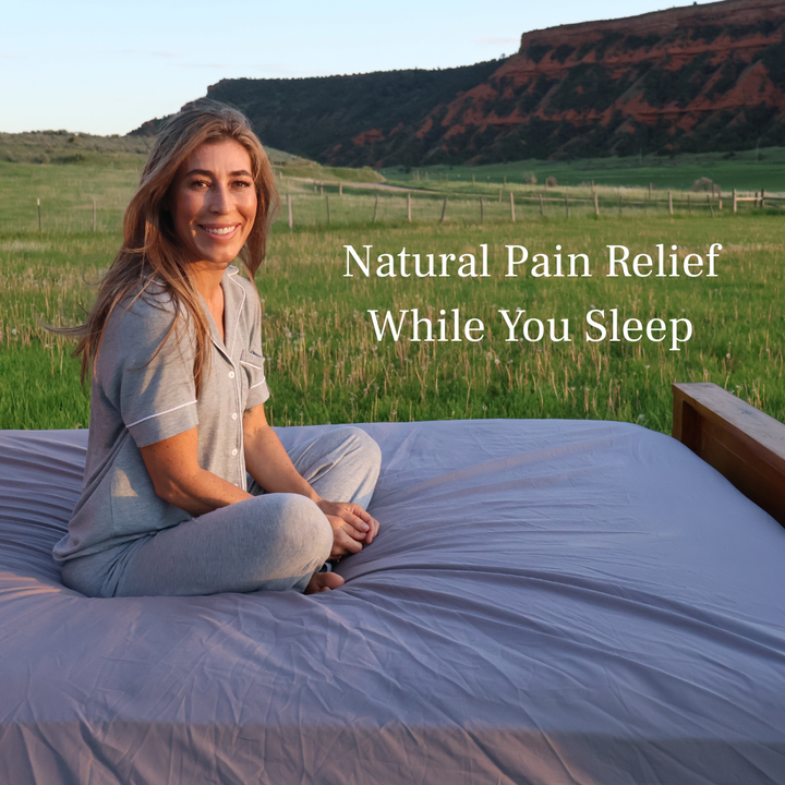 Organic 400TC Silver Fiber Fitted Grounding Sheet