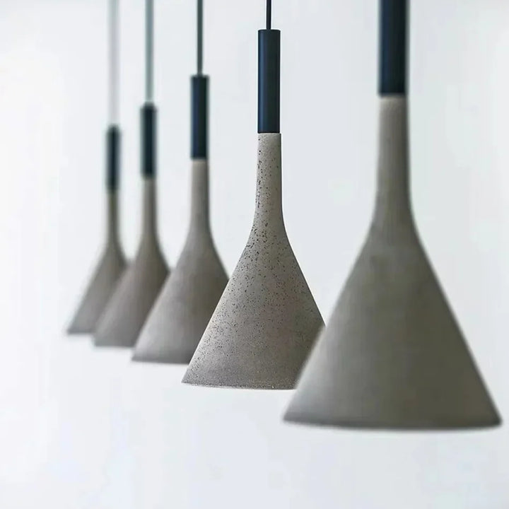 Nordic Concrete LED Pendant Light, Energy-Efficient