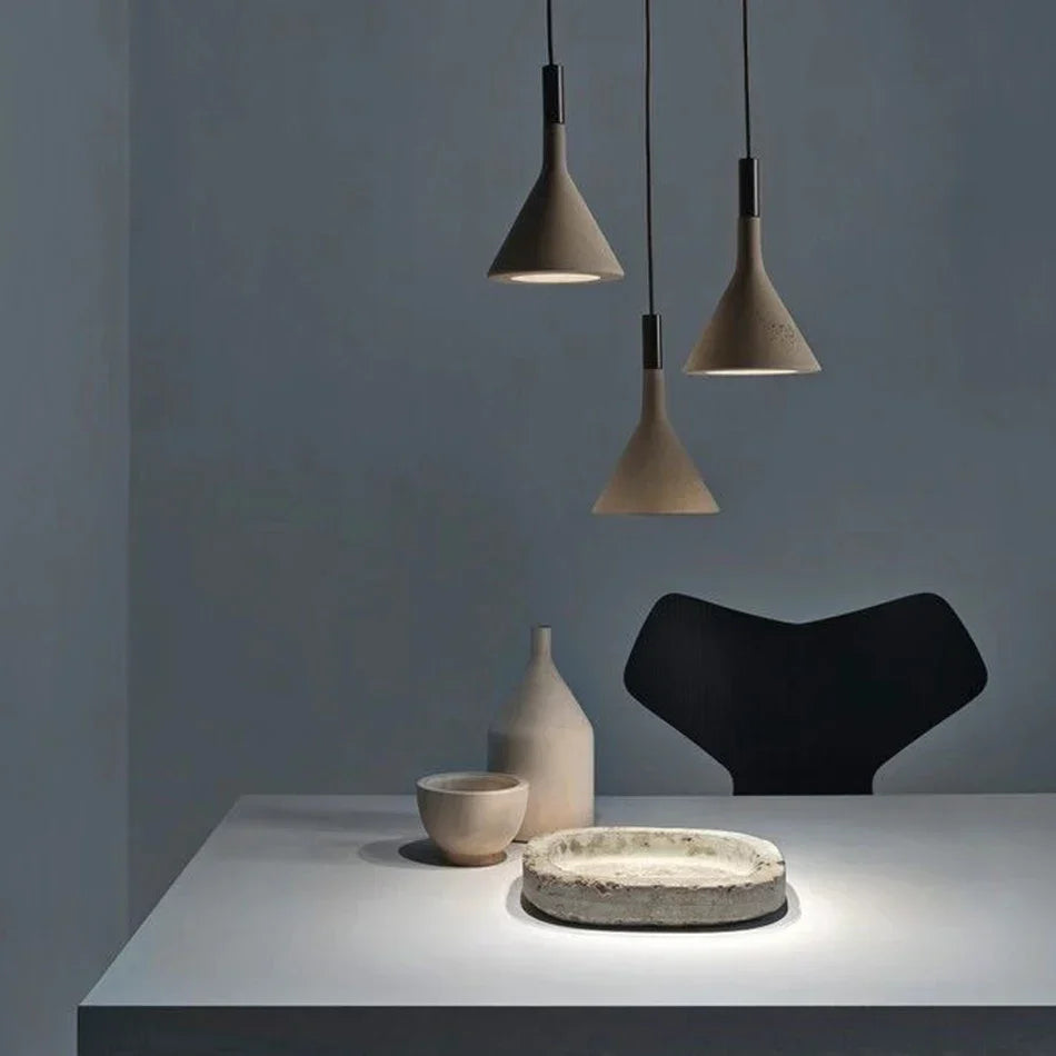 Nordic Concrete LED Pendant Light, Energy-Efficient