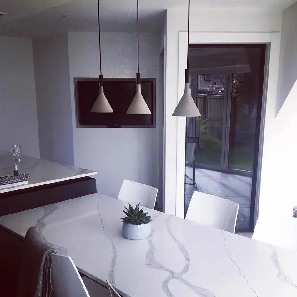 Nordic Concrete LED Pendant Light, Energy-Efficient
