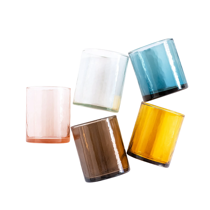 Hammered Glass Drinkware Set