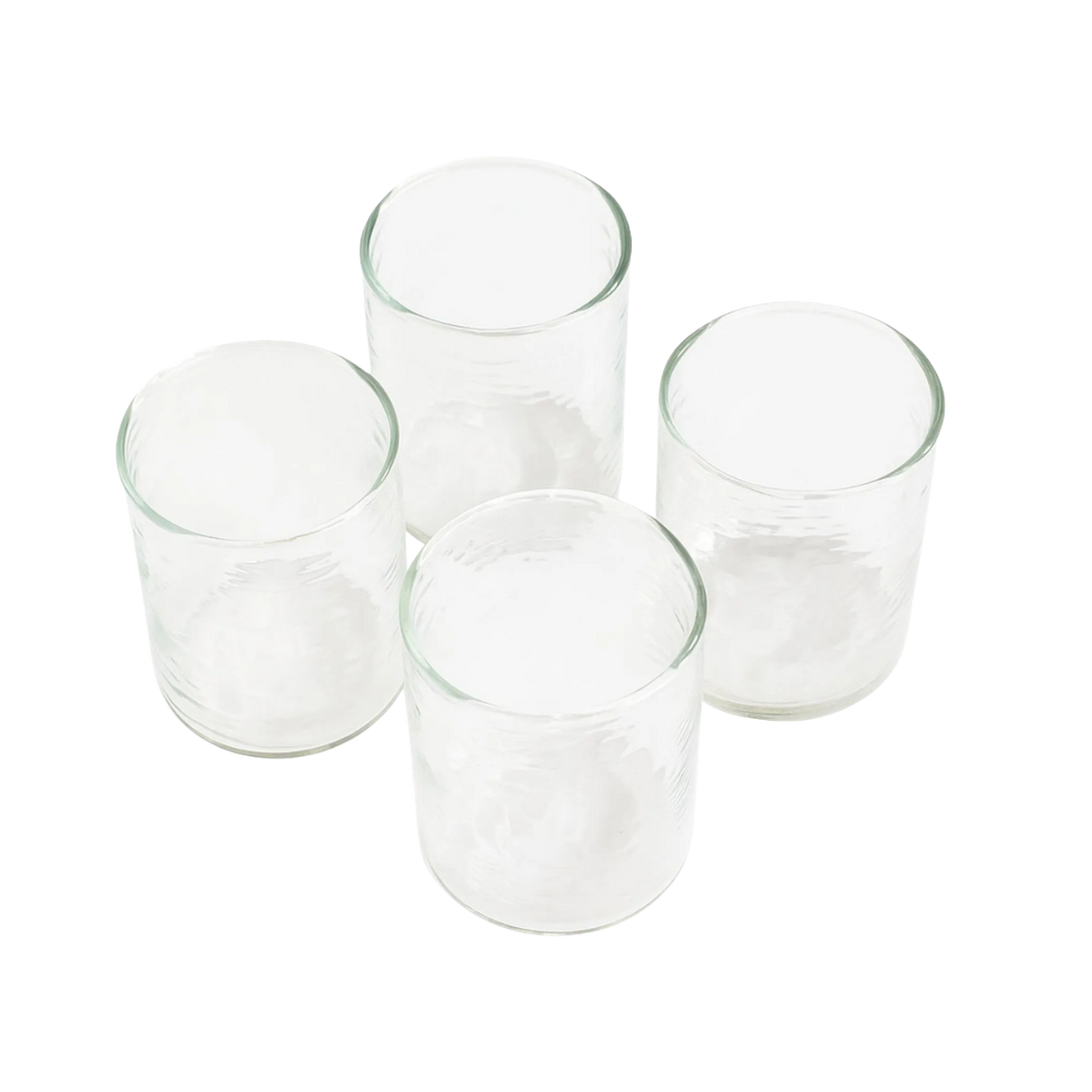 Hammered Glass Drinkware Set