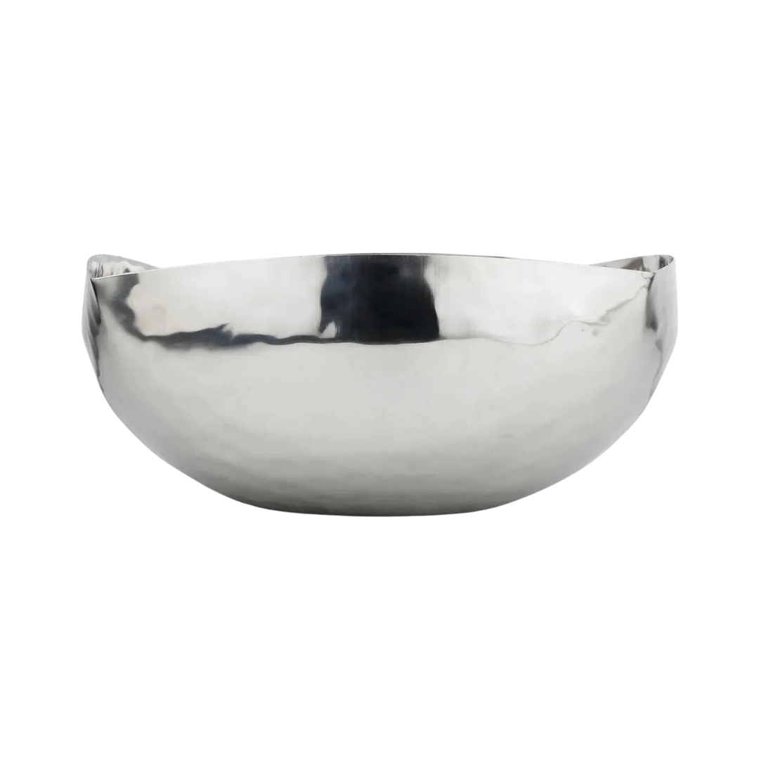 Hammered Steel Salad Bowl 11"