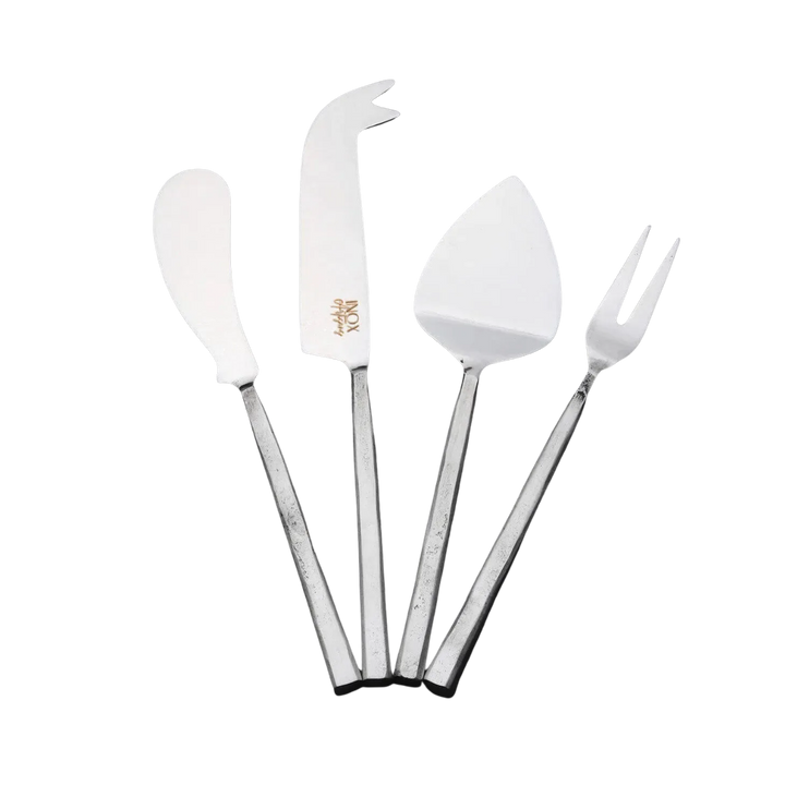 Handcrafted 18/8 Stainless Steel Cheese Serveware, 4 Ct.