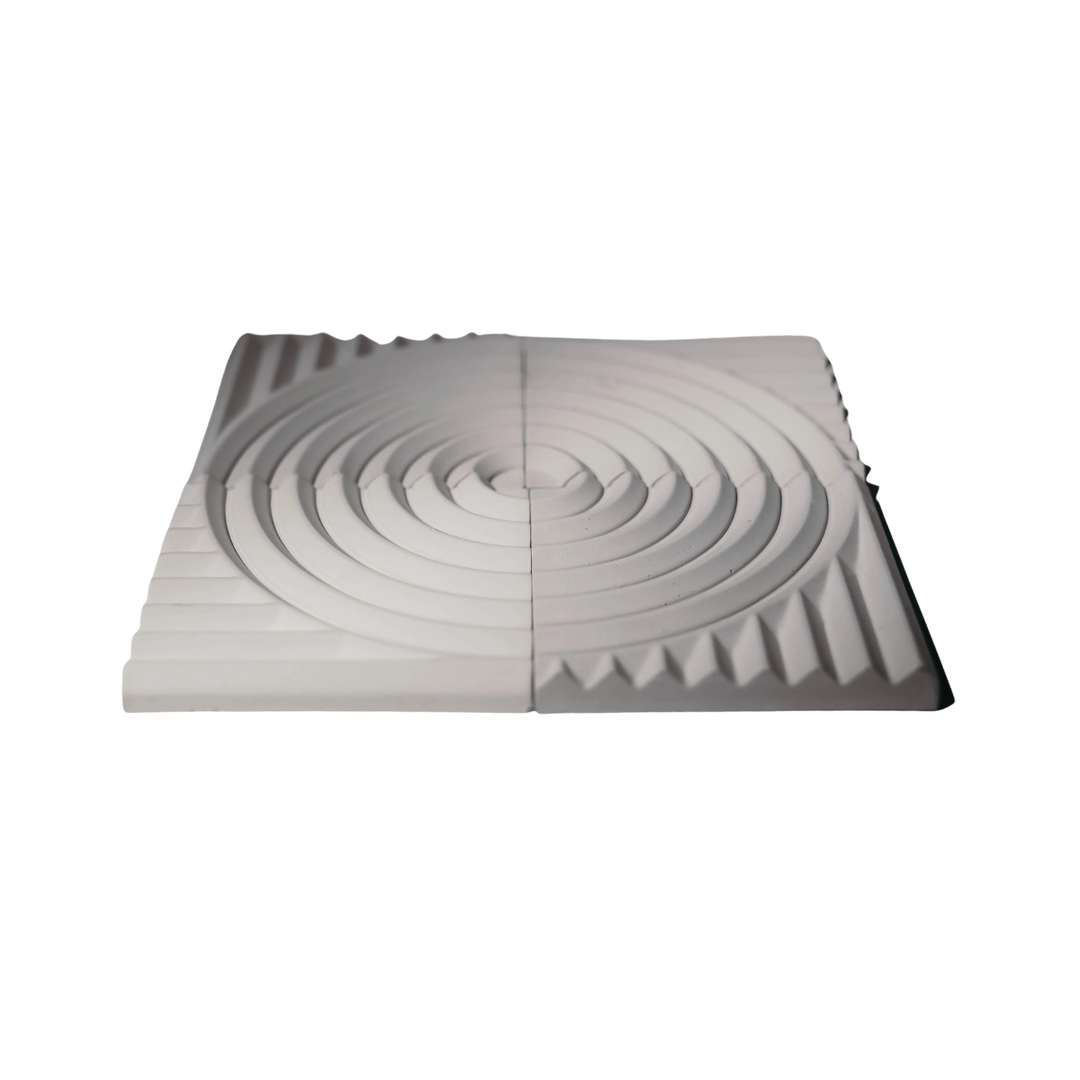 Handcrafted Concrete Coaster Set