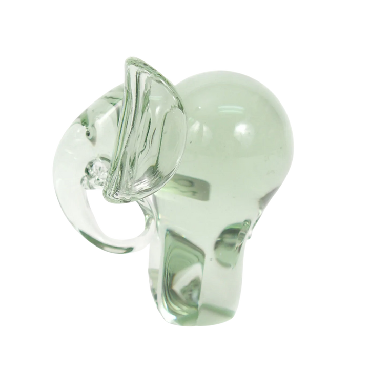 Handmade Glass Elephant Figurine