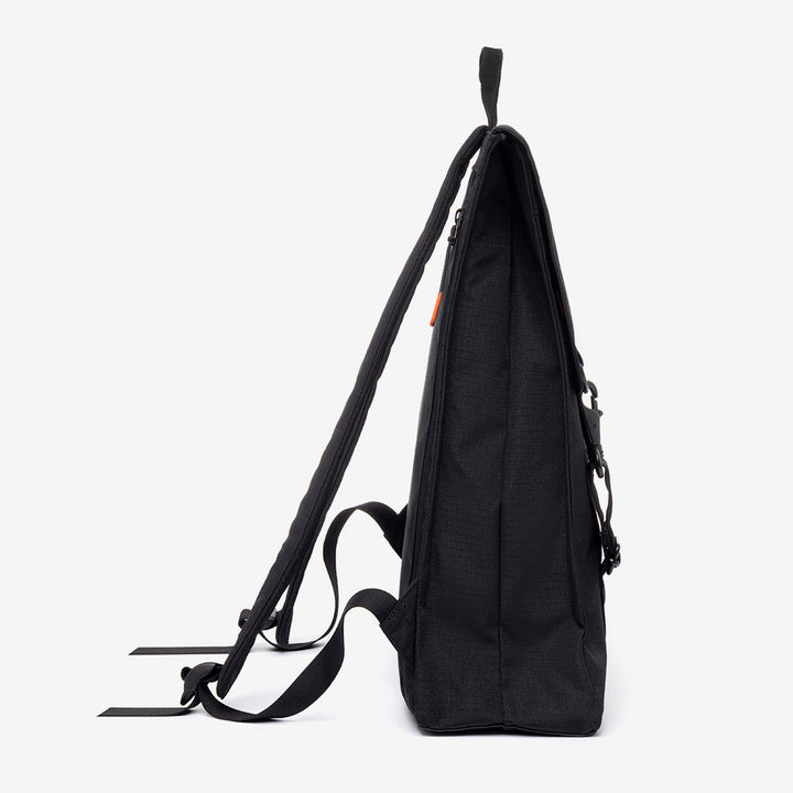 Fair-Trade Handcrafted XL Laptop Backpack, 16.8L, Black