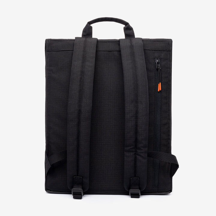 Fair-Trade Handcrafted XL Laptop Backpack, 16.8L, Black
