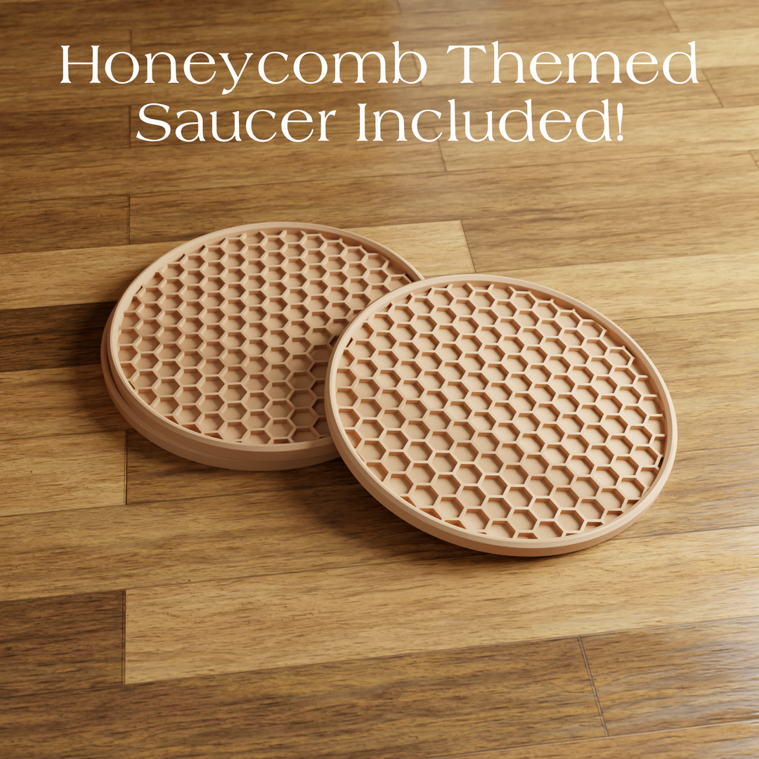 Bioplastic Honeycomb Geometric Planter, 3 Sizes