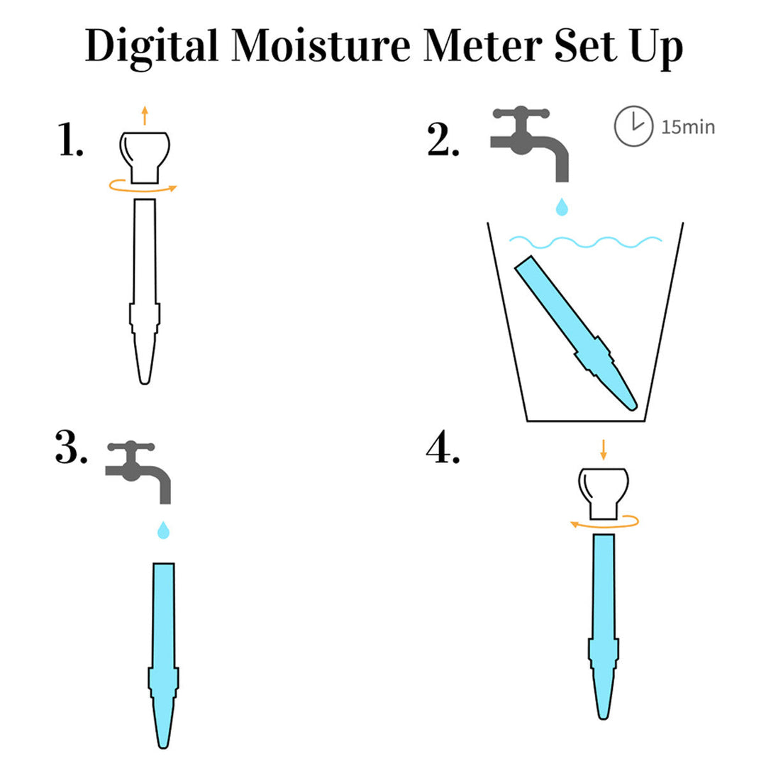 Digital Soil Moisture Meter with Protective Cap