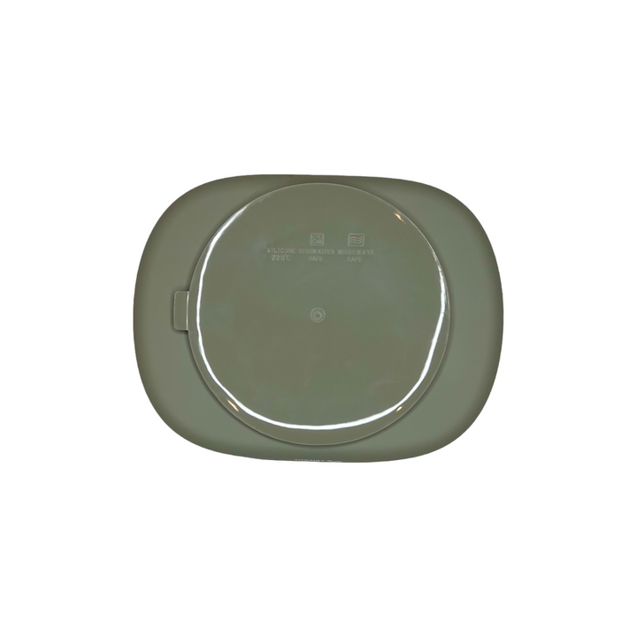 Non-Toxic Silicone Baby Feeding Plate with Dividers