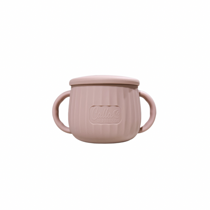Non-Toxic Silicone Toddler Snack Cup with Lid
